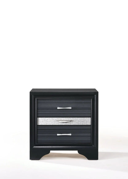 Naima Chic Nightstand With Jewelry Drawer