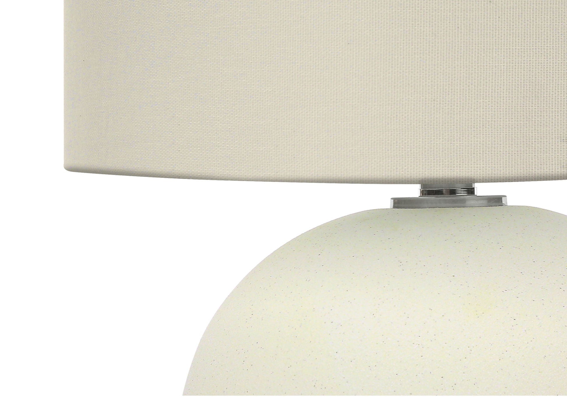 Lighting, Contemporary Table Lamp, Ceramic - Cream, beige shade, HouseOfZazla on Tampa Home & Garden Store