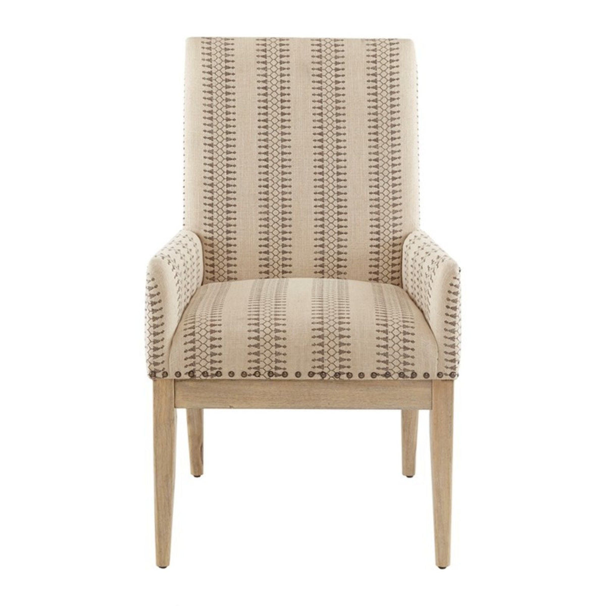 Rika High Back Dining Armchair Set of 2 Natural
