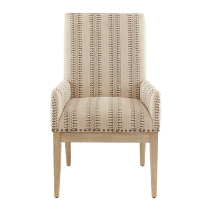 Rika High Back Dining Armchair Set of 2 Natural
