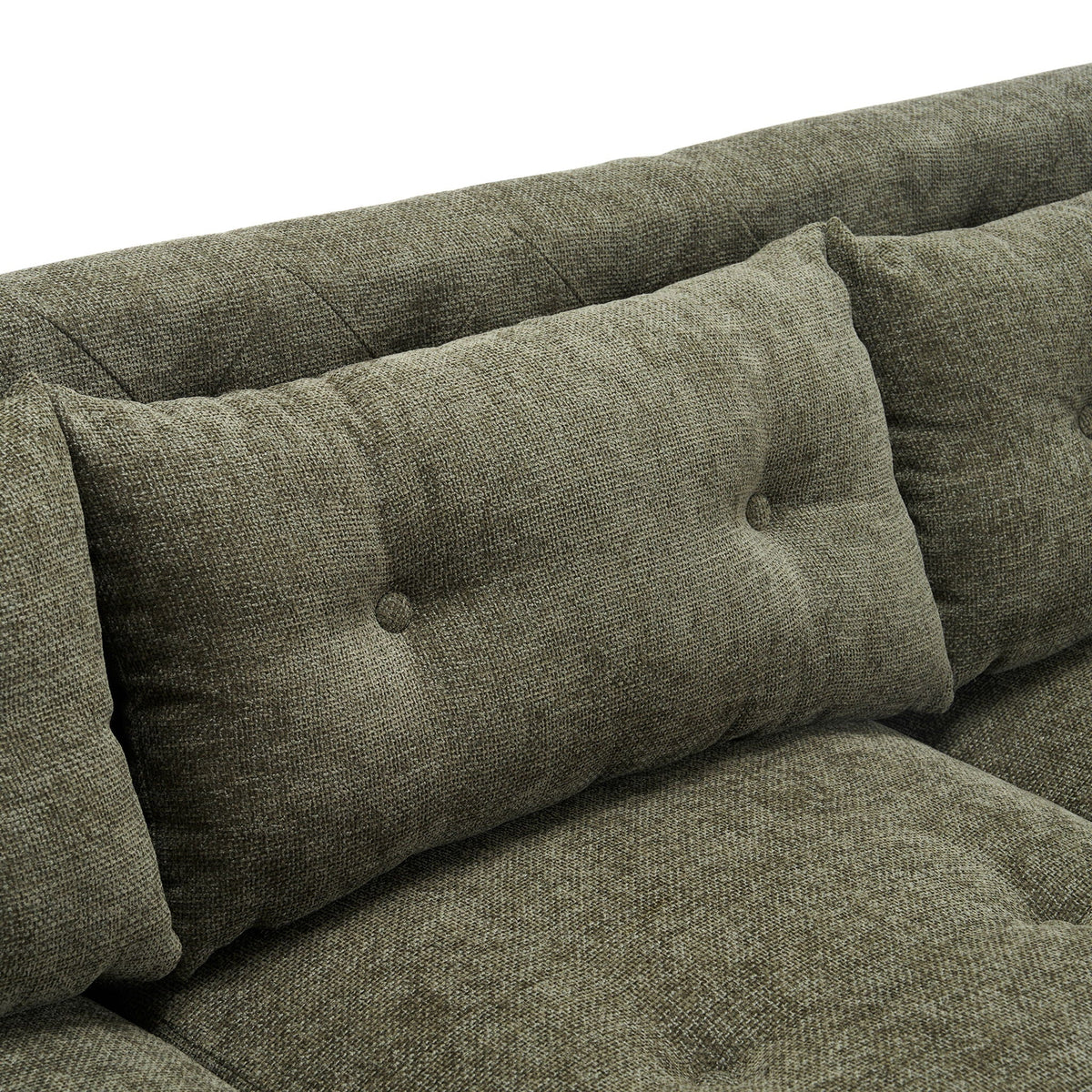 Luxurious Tufted Upholstered Living Room Sofa