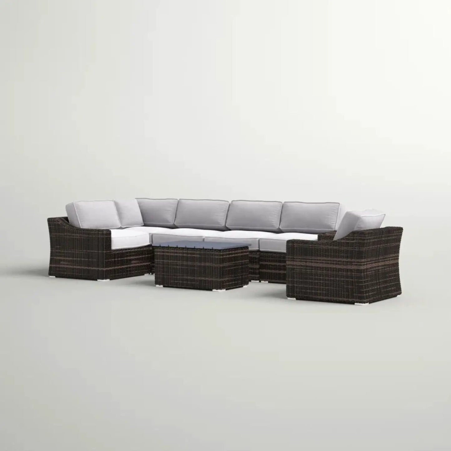 Outdoor Sofa Seating Group with Cushions