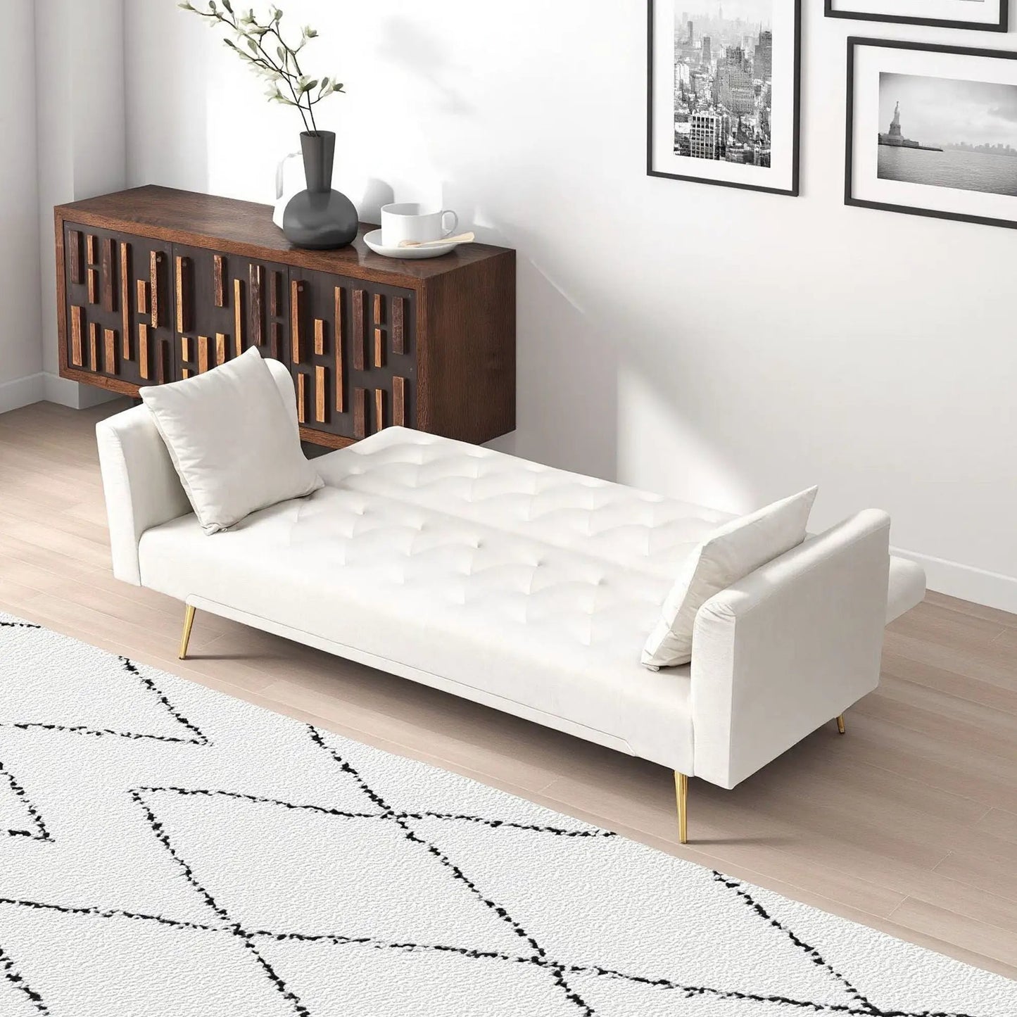 Convertible Double Folding Living Room Sofa Bed