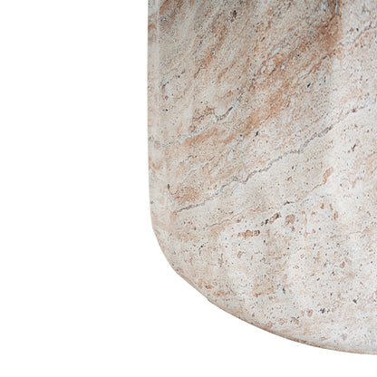 Indoor and Outdoor Concrete Side Table Beige