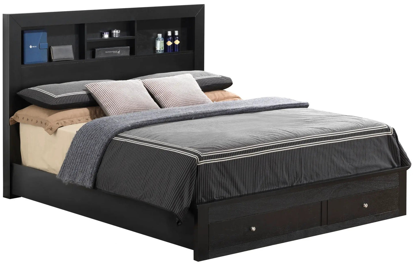 Storage Bed for Modern Spaces with Drawers