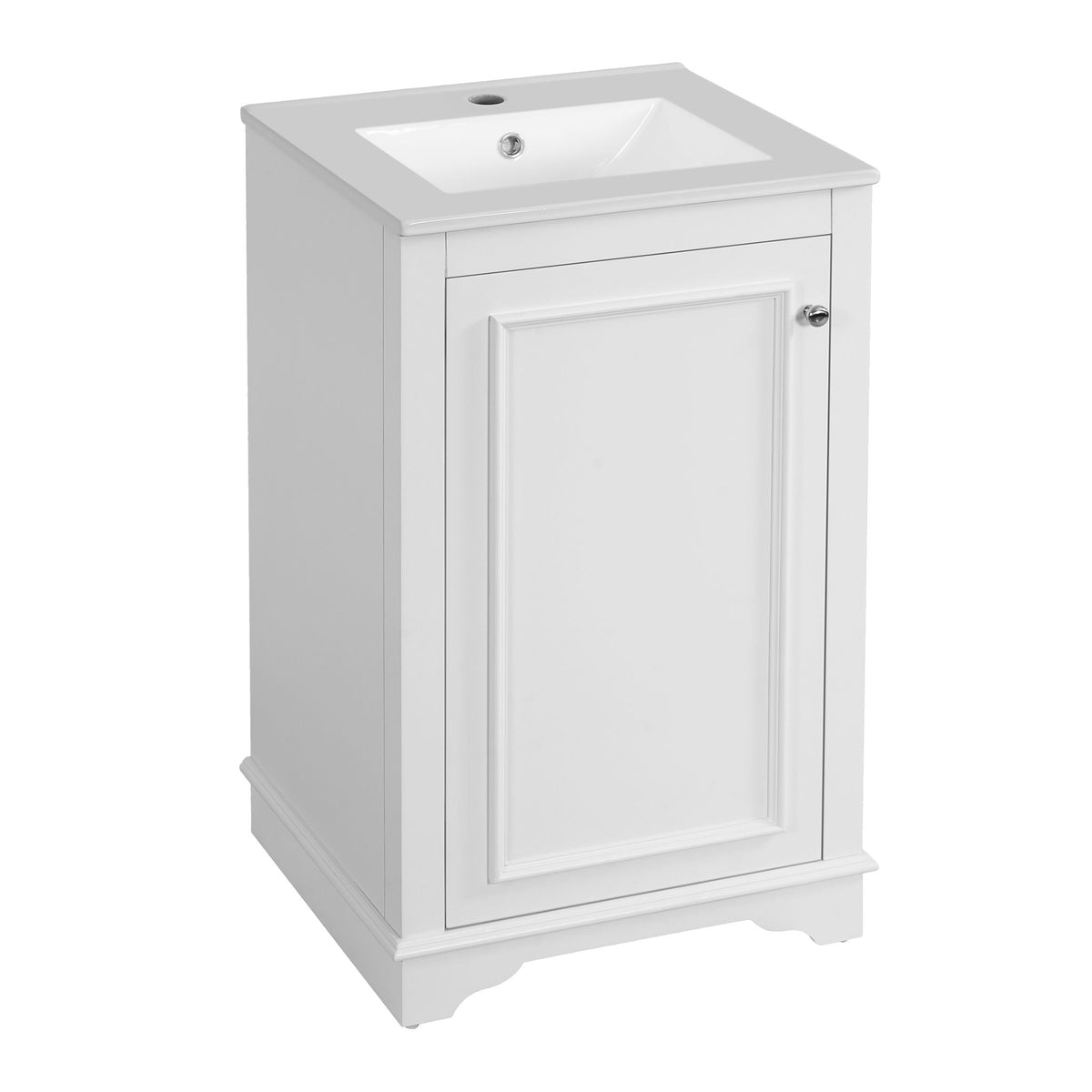 Bathroom vanity with sink freestanding white cabinet by HouseOfZazla on Tampa Home & Garden Store
