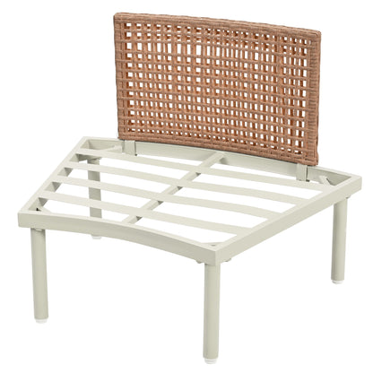 Outdoor Patio 6 Piece Sofa Set And Cushions