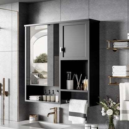 Modern Wall Mounted Bathroom Cabinet With Mirror