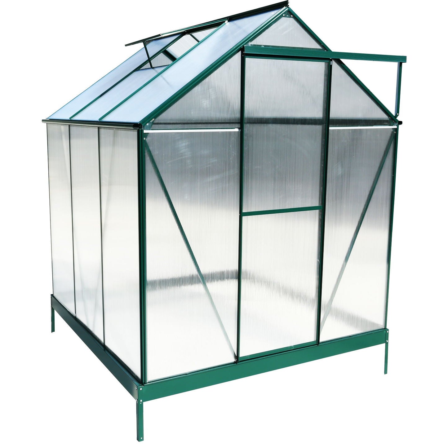 Heavy Duty Polycarbonate Greenhouse Kit and Door