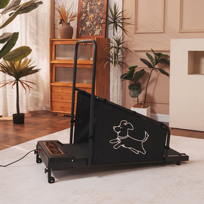 Dog treadmill for medium dogs black running machine with non-slip belt HouseOfZazla on Tampa Home & Garden Store