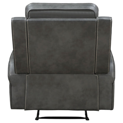 Forrest Gray Recliner Chair with Tufted Back
