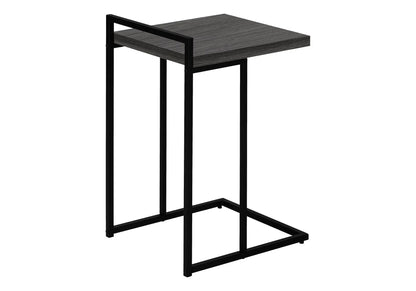 Accent Table C-Shaped chair side table with black metal frame and woodtop Unique Piece Furniture on Tampa Home & Garden Store