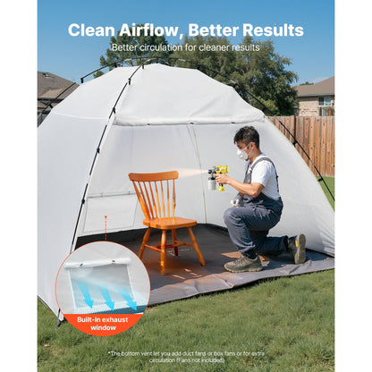 Portable Paint Booth Tent for Home and Studio