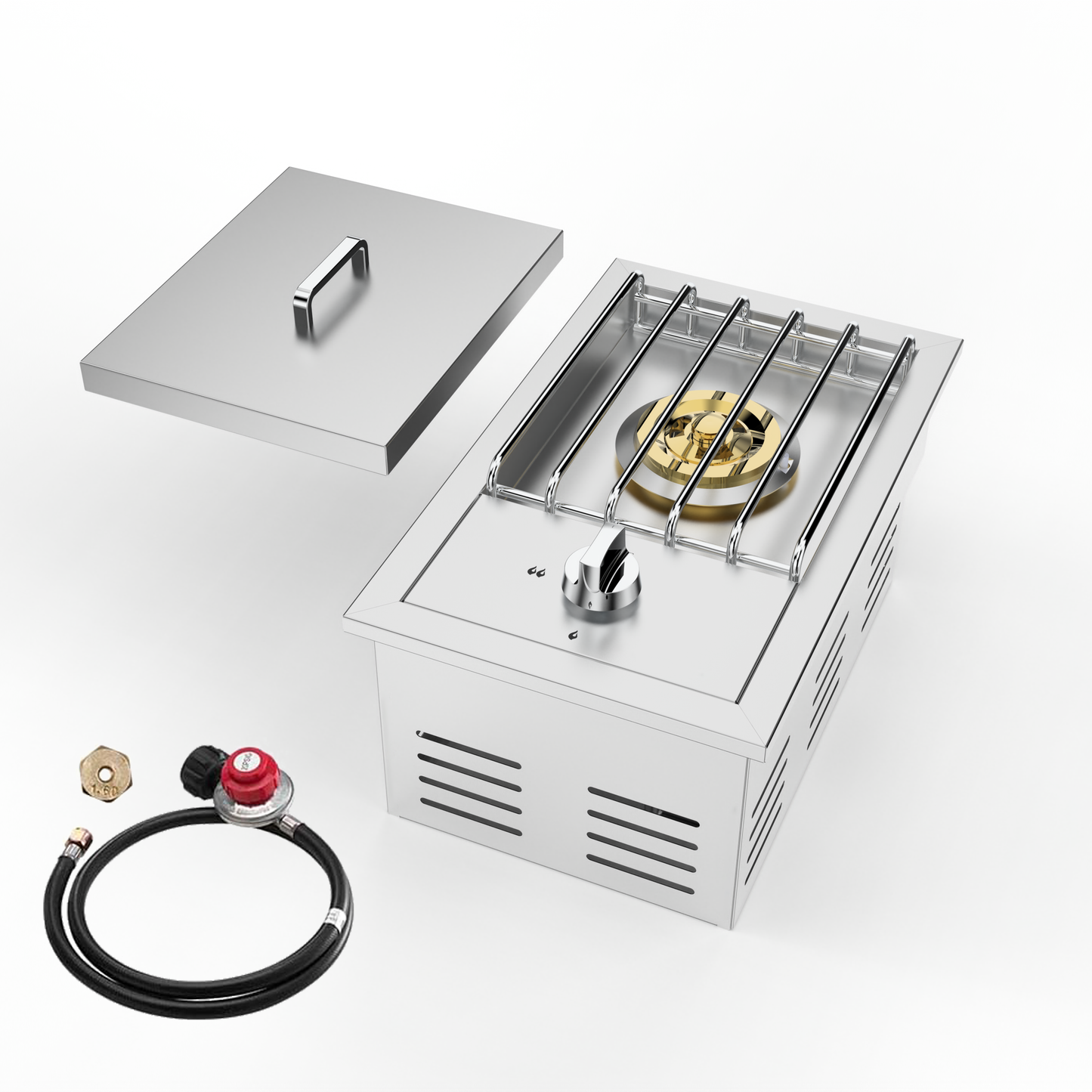 Single Grilling Side Burner For Backyards