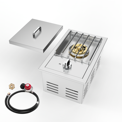 Single Grilling Side Burner For Backyards