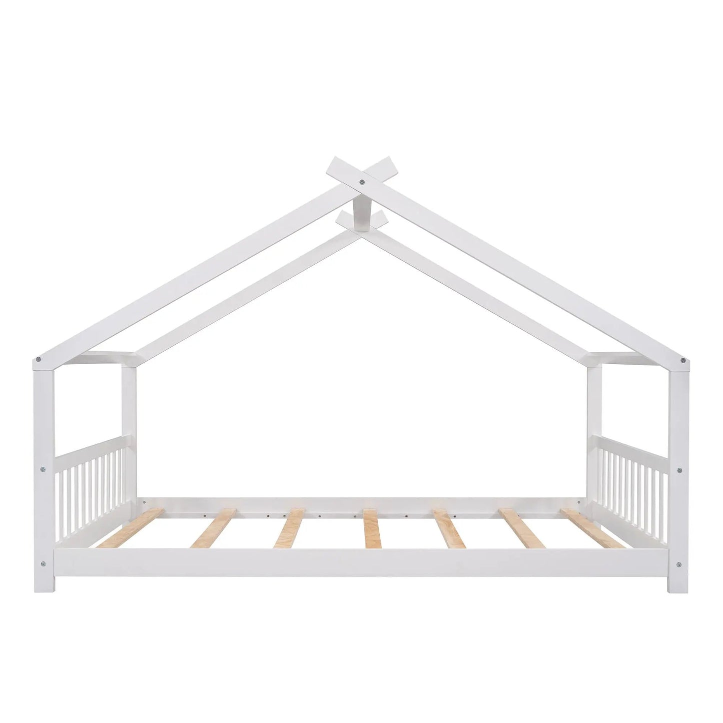 Playhouse Design Bed with Cozy Roof for Kids