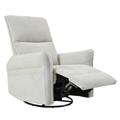 270 Degree Power Swivel Rocker Recliner With USB