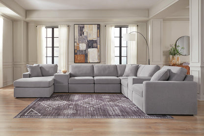 Modmax Sectional in Granite Performance Fabric