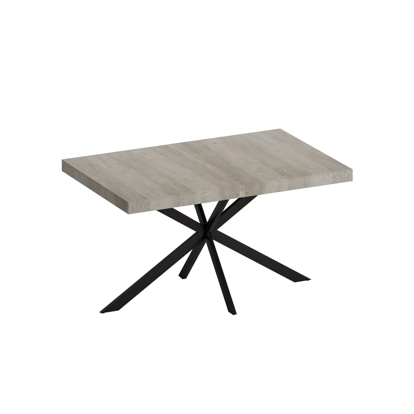 Retro Stretch Dining Table With Embossed Plate