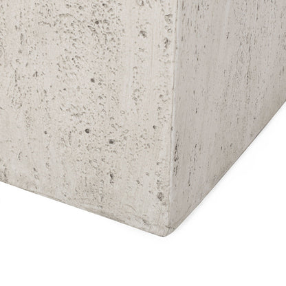 HouseOfZazla Modern Outdoor Planter on textured concrete backdrop with speckles on Tampa Home & Garden Store