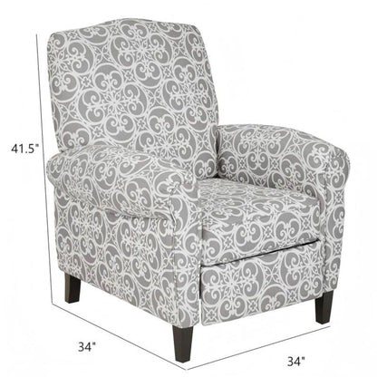Kirby Transitional and Push Back Recliner