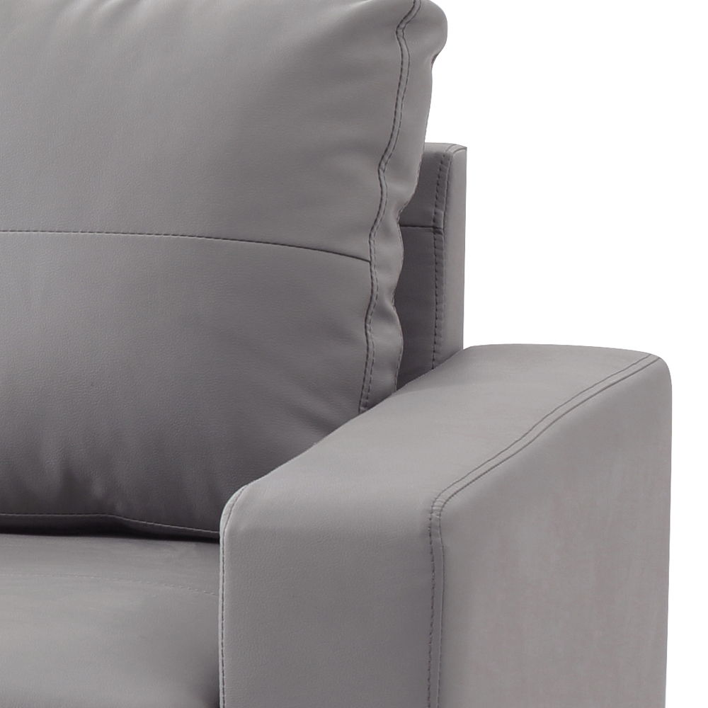 Modern Gray Sofa for Apartments and Dorms