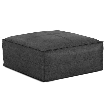 Brody Large Square Coffee Table Pouf Foot Stool