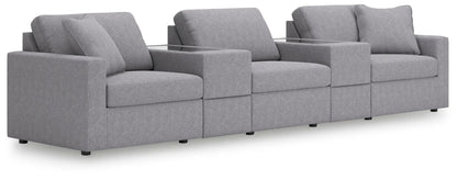 Modmax Sectional in Granite Performance Fabric