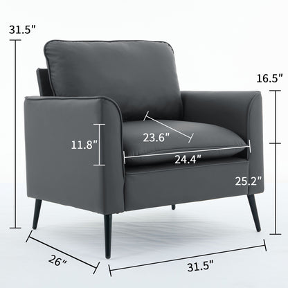 Nordic and Elegant Upholstered Sofa Chair