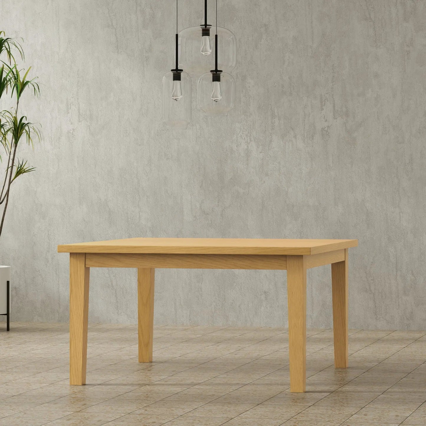 Eastwood Handcrafted Dining Table by Unique Piece Furniture, natural oak finish on Tampa Home & Garden Store