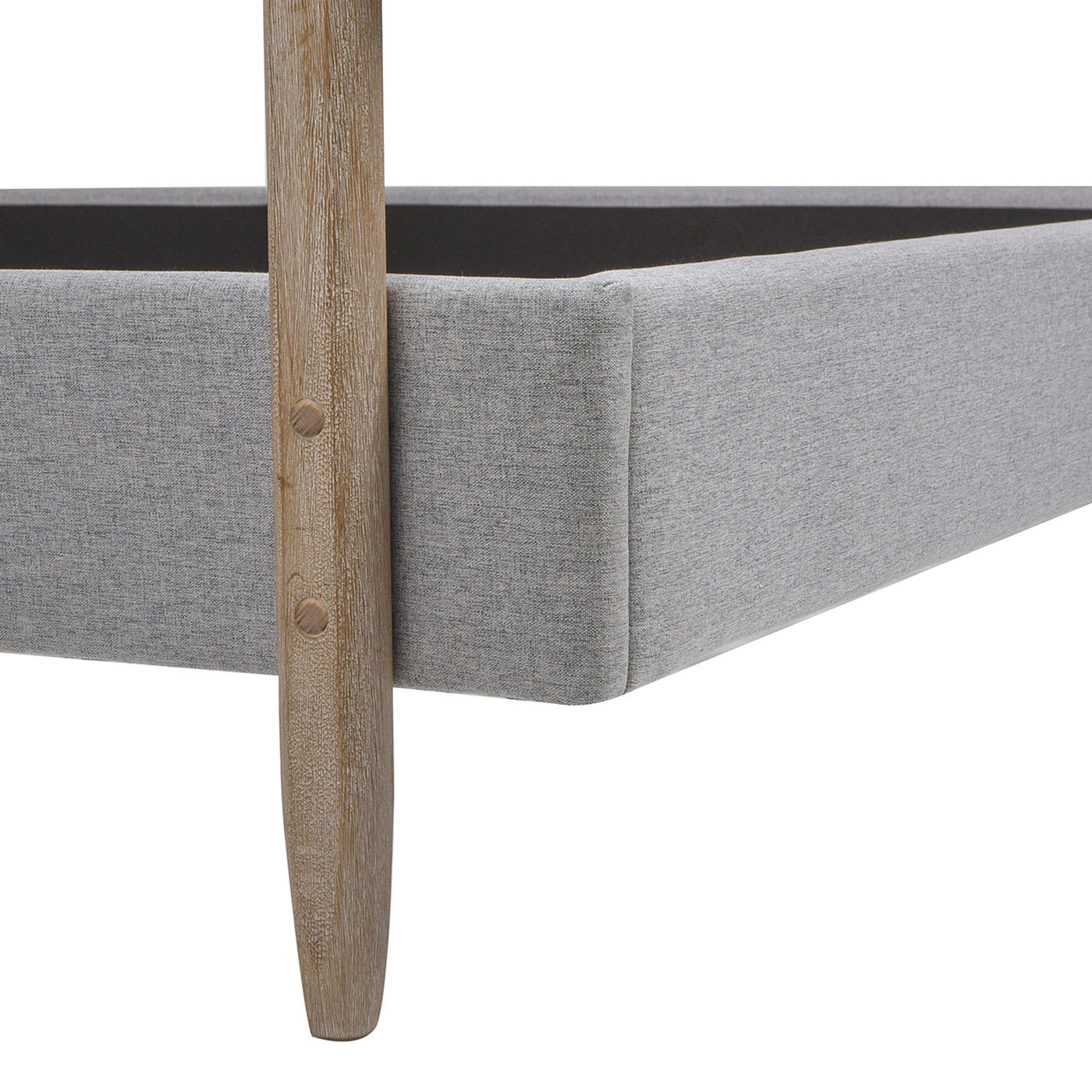 Diego Low Upholstered Platform Bed and Frame