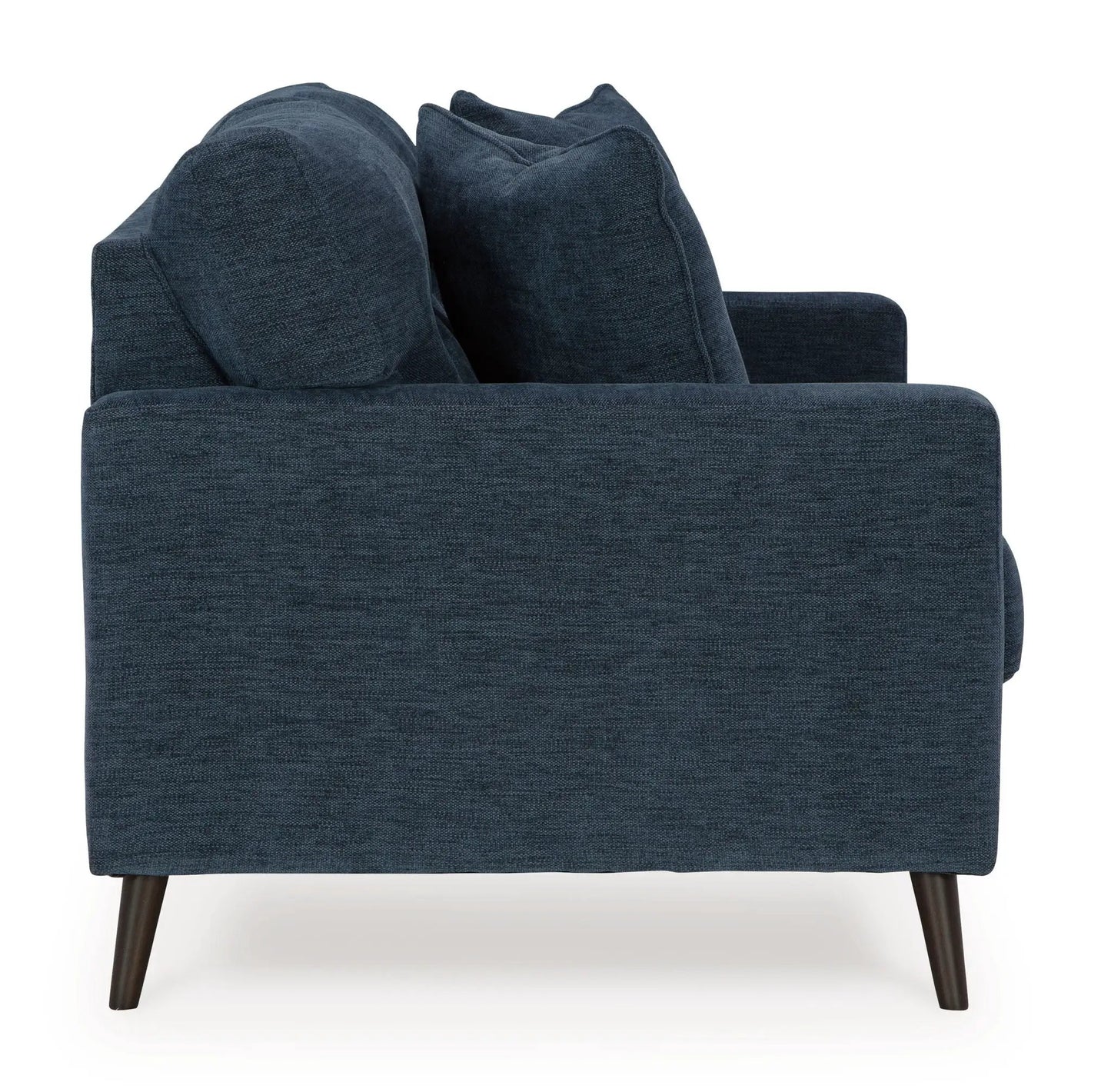 Bixler Loveseat Navy Modern Profile Design
