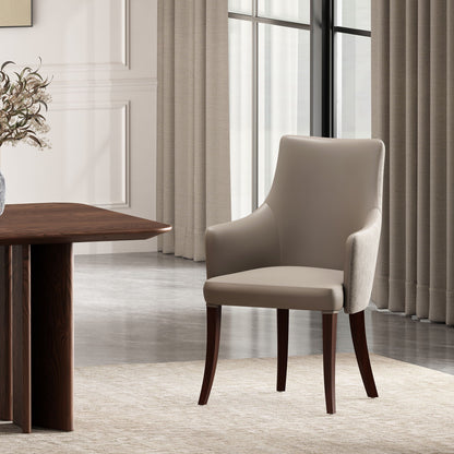 Connie Modern Beech Wood Dining Armchair