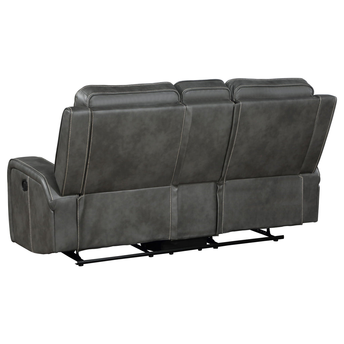 Forrest gray 2-piece motion reclining sofa set by HouseOfZazla, gray upholstery on Tampa Home & Garden Store