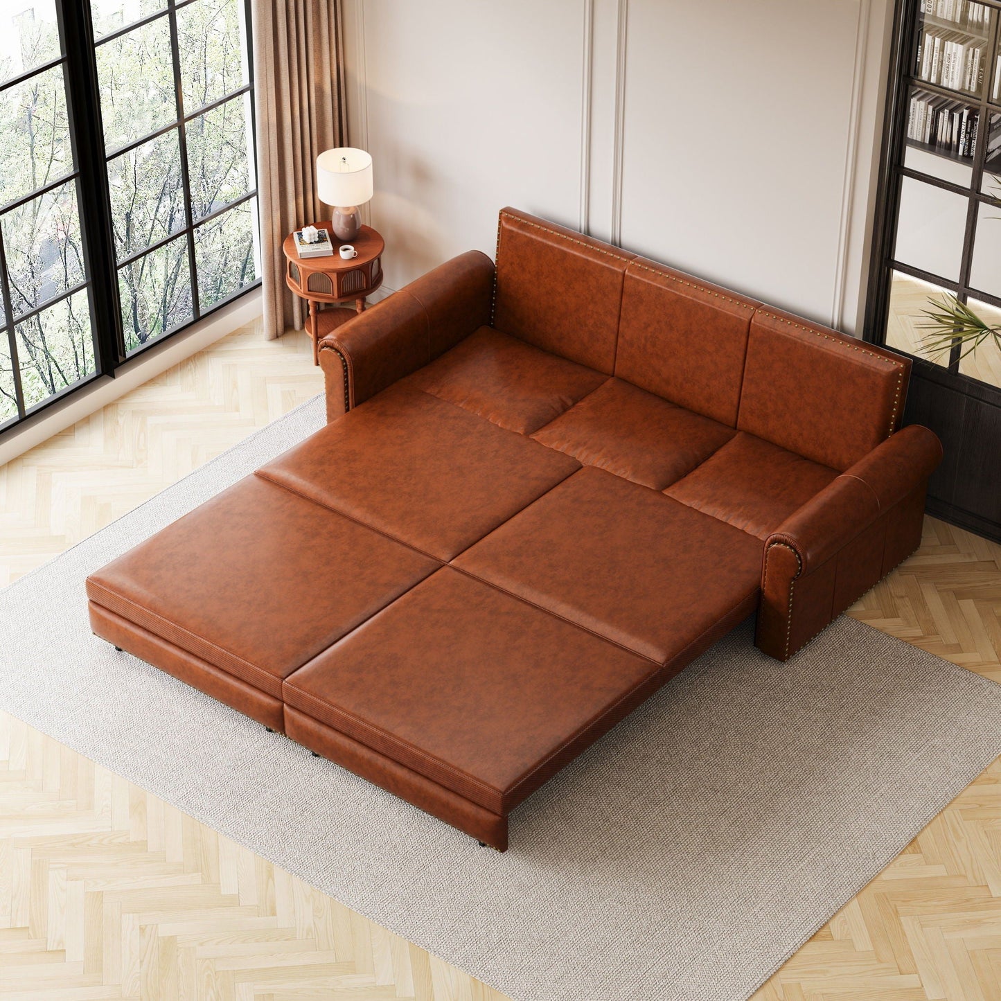 Chesterfield and convertible sleeper sofa