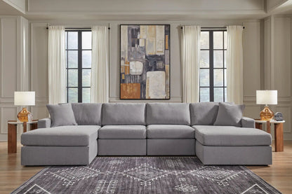 Modmax Sectional in Granite Performance Fabric