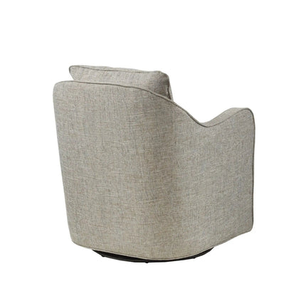 Wide Seat Arm Chair with 360 Degree Rotation