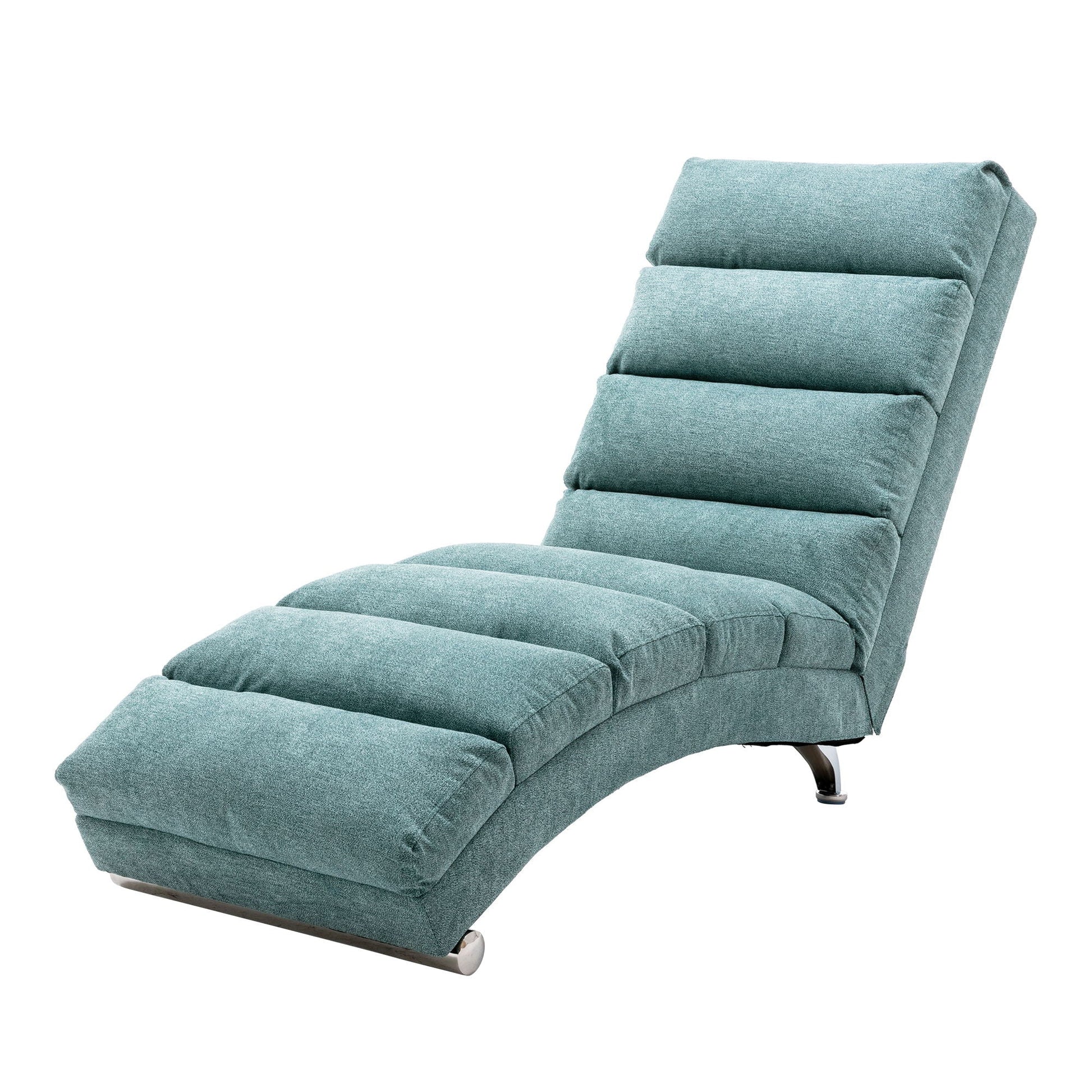 Massage Chaise Lounge indoor with remote control in teal fabric by HouseOfZazla on Tampa Home & Garden Store