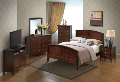 Modern Farmhouse Arch Bed With Real Veneers