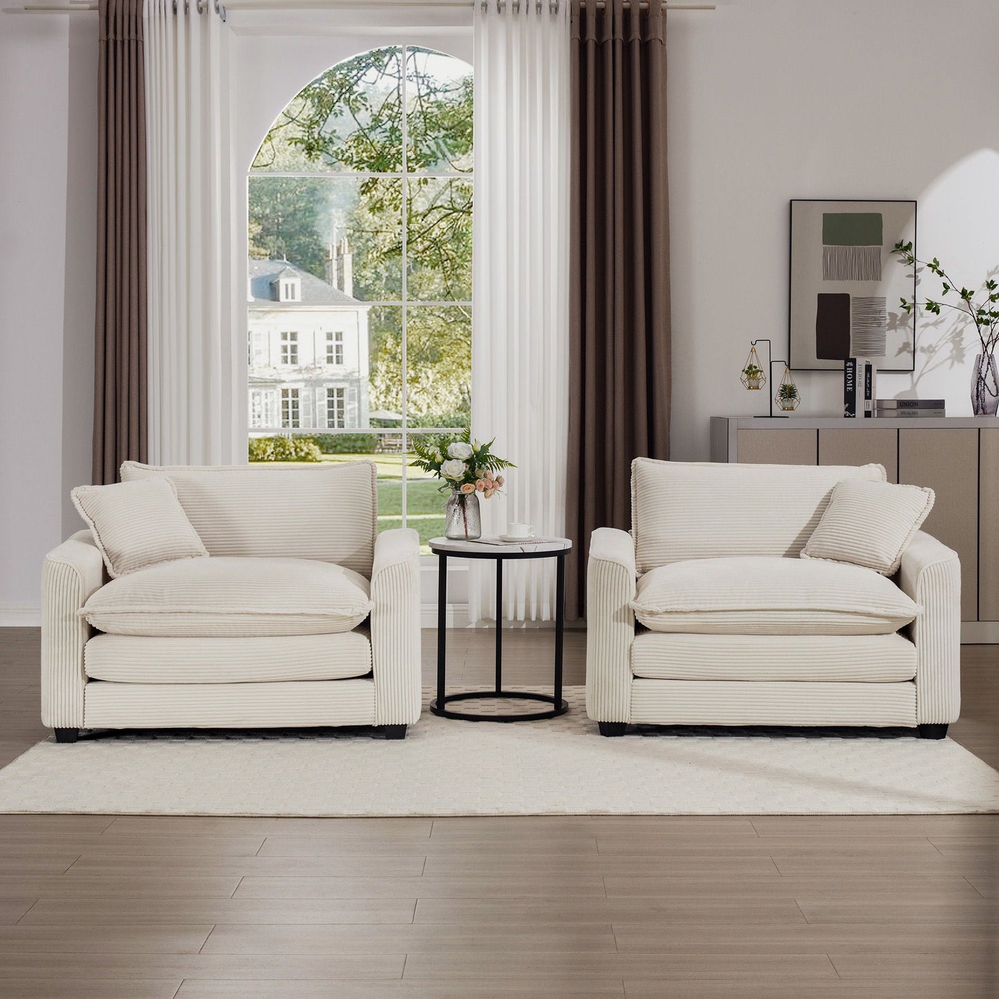 Classic Modern Chair and Memory Foam Pillow