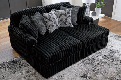 Midnight Madness Sectional and Jumbo Corduroy