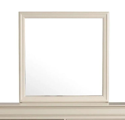 Traditional wall mirror cream frame by Unique Piece Furniture on Tampa Home & Garden Store