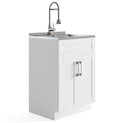 Hennessy Deluxe Laundry Cabinet With Faucet Sink