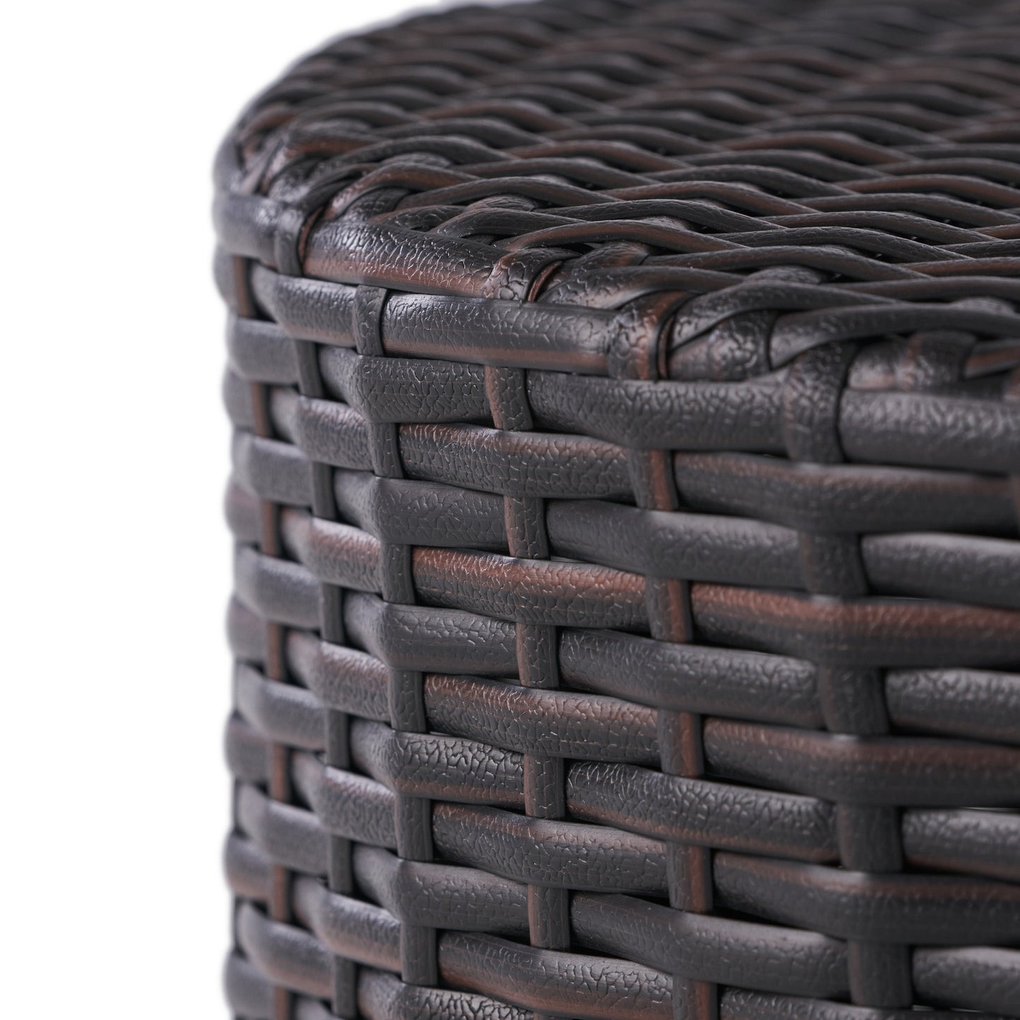 Kingstown Barrel and Outdoor Wicker Side Table