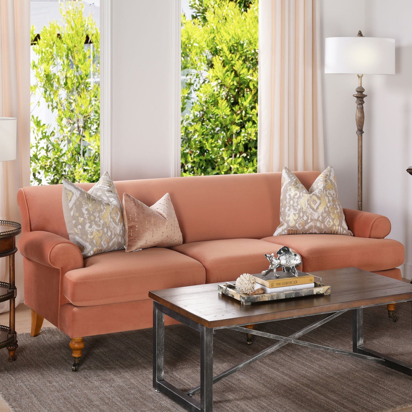 Alana Lawson Three Cushion Sofa and Tightback