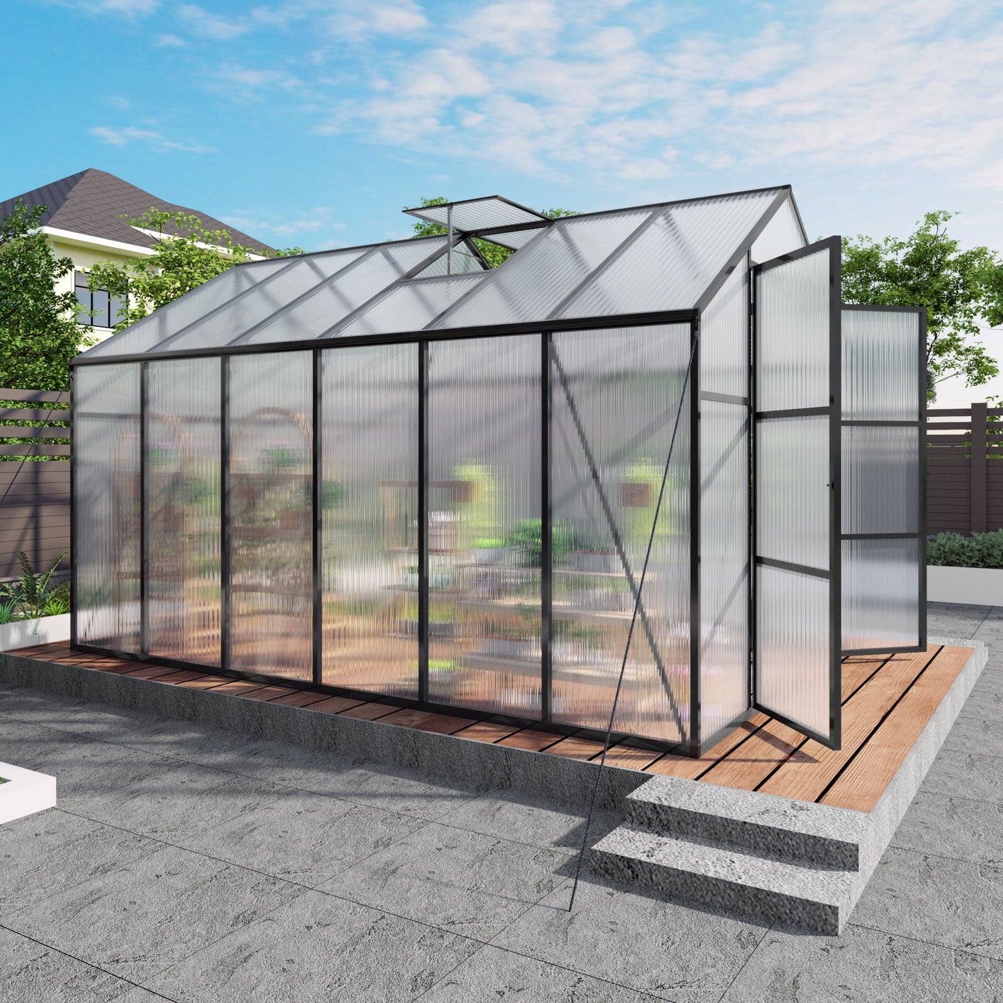 Windproof and All Season Garden Greenhouse