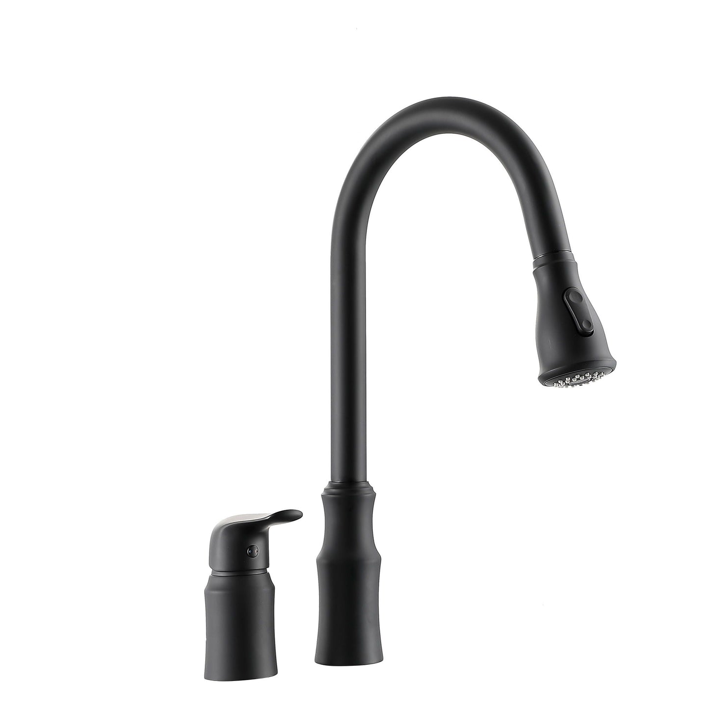 The Modern Matte Black Kitchen Sink Faucet