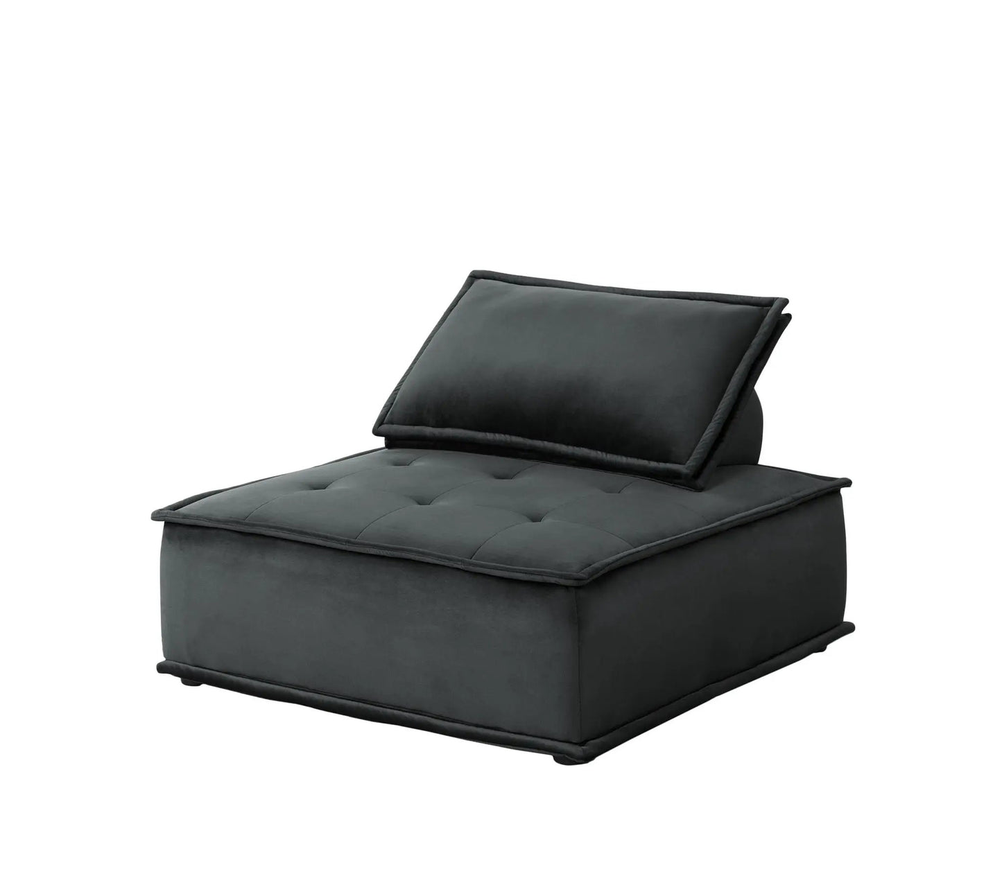 Anna Armless Lounge Chair With Soft Upholstery