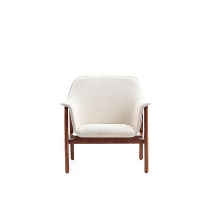 Miller Weave Chair With Wood Frame and Soft Seat