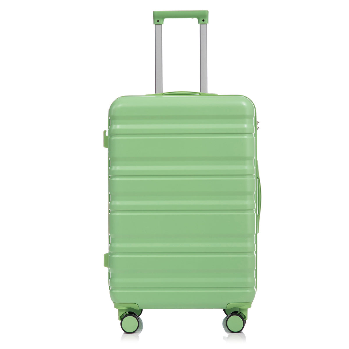 HIFINE Tourist 3-Piece Spinner Wheel Luggage Set green with extendable handle and four wheels on Tampa Home & Garden Store